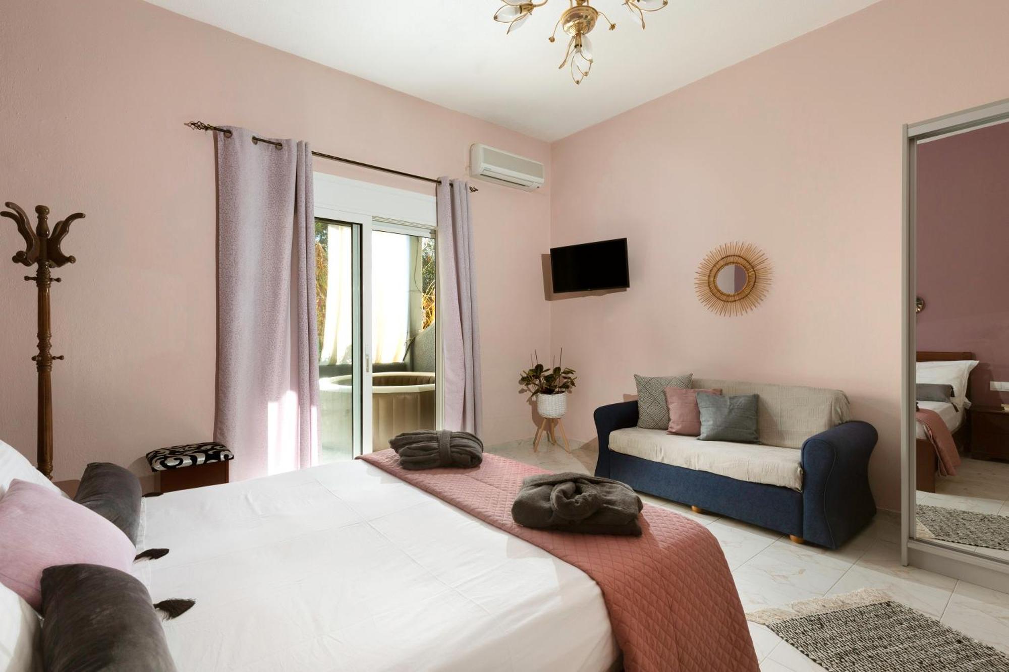 Sunset Apartments Archangelos  Phòng bức ảnh