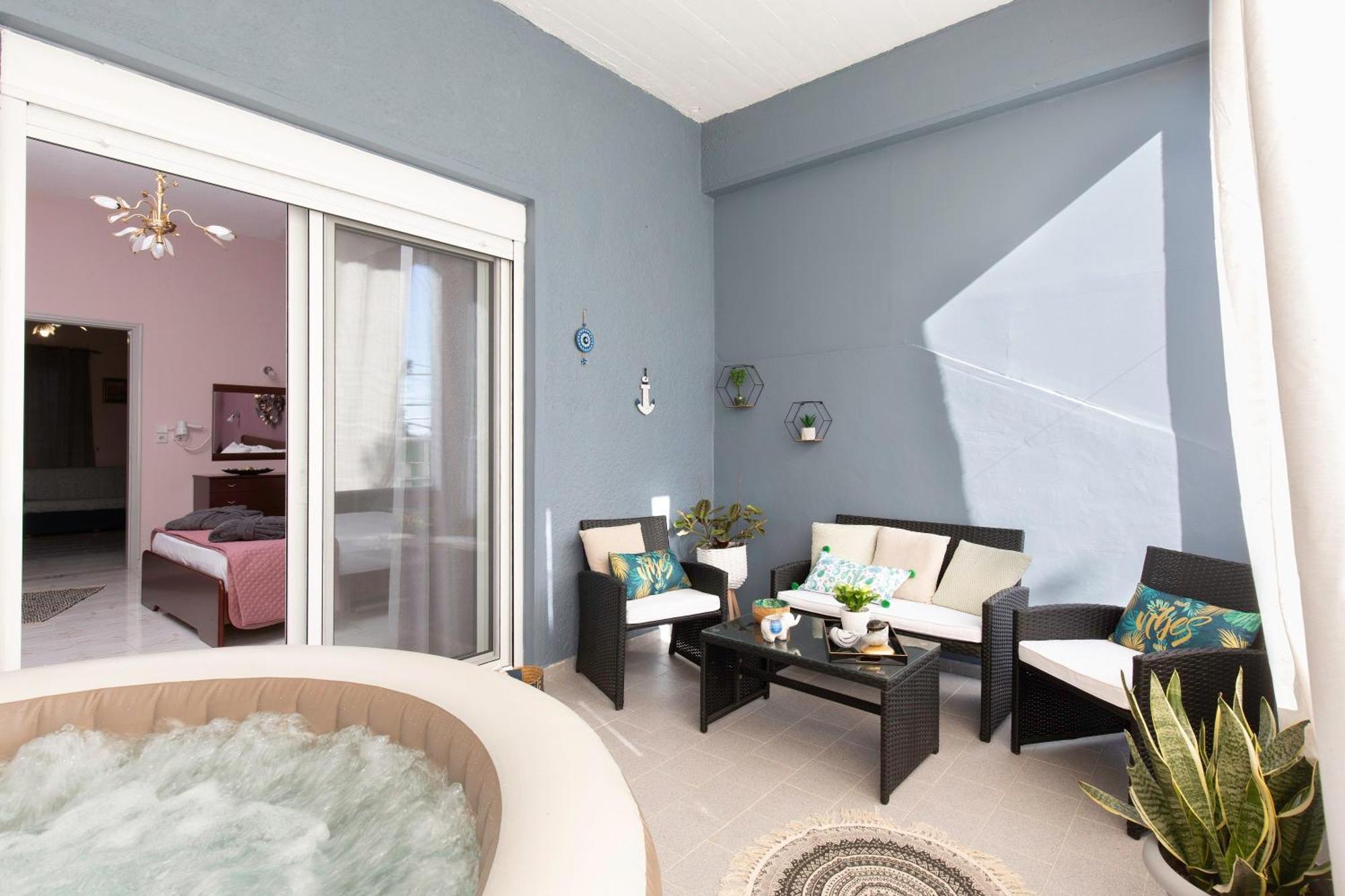 Sunset Apartments Archangelos  Phòng bức ảnh